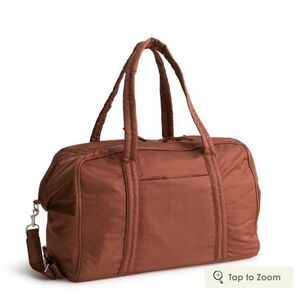Vera Bradley Miramar Weekender Travel Bag in Nylon Cinnamon NWT